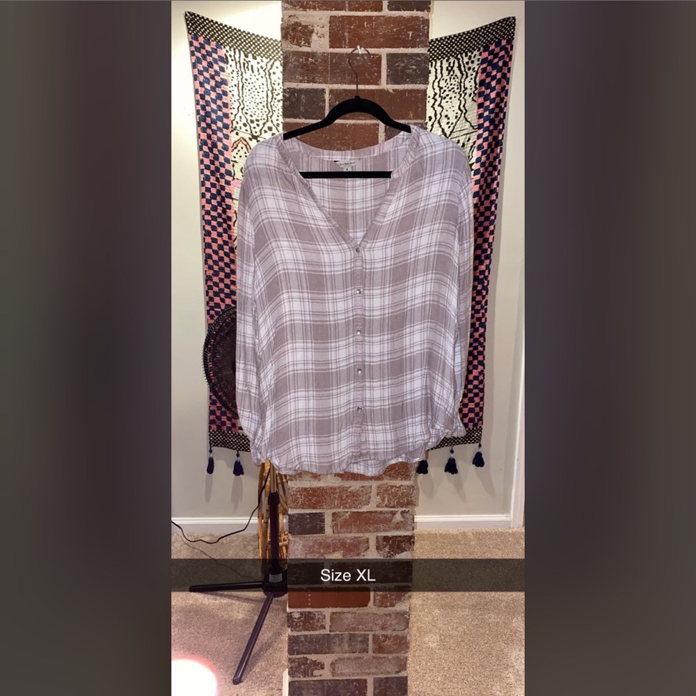 Flannel blouse